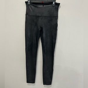 Spanx Shimmer Faux Leather Legging